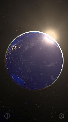 3D Earth & Real Moon. Live Wallpaper. for PC screenshot 3