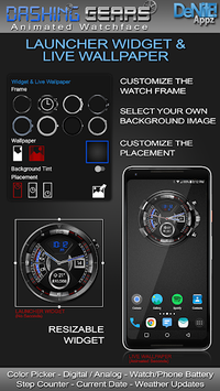 Dashing Gears HD WatchFace Widget & Live Wallpaper for PC screenshot 2