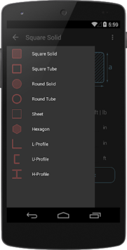 Steel Weight Calculator for PC screenshot 2
