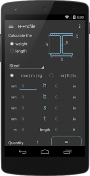 Steel Weight Calculator for PC screenshot 3
