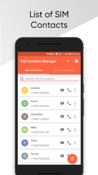 SIM Contacts Manager for PC screenshot 1