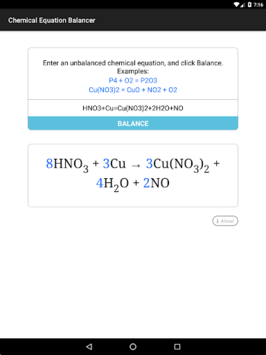 Chemical Balancer – Chemical Equation Balancer for PC screenshot 3