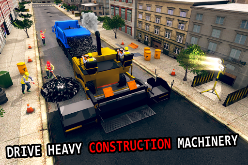 City Highway Road Construction Simulator Game for PC screenshot 1