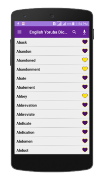 English to Yoruba Dictionary for PC screenshot 2