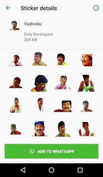 Tamil Stickers for WhatsApp (WAStickerApp) for PC screenshot 2