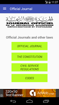 Algerian Official Journal for PC screenshot 1