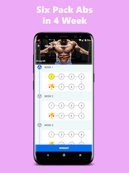 Six Pack Abs Workout- No equipment Home Workout for PC screenshot 3