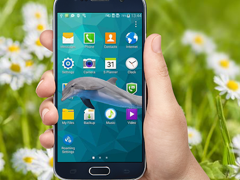 Dolphin on Screen Dolphin Show in Phone Joke for PC screenshot 1