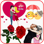 Kiss Me Love Stickers & emoji APK