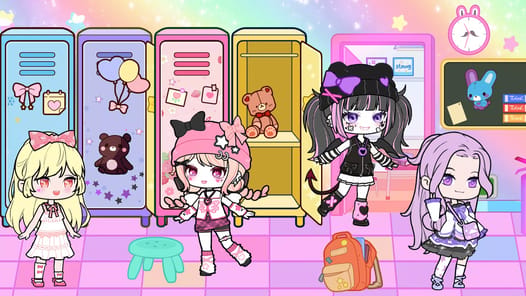 YOYO Doll School life Dress up for PC screenshot 1
