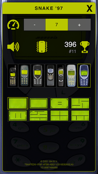 Snake '97: retro phone classic for PC screenshot 3
