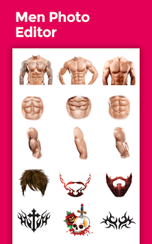 Men Body Styles SixPack tattoo - Photo Editor app for PC screenshot 2
