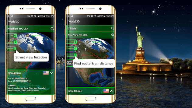 3D Earth Globe: World Map Panorama & 360 Satellite for PC screenshot 3