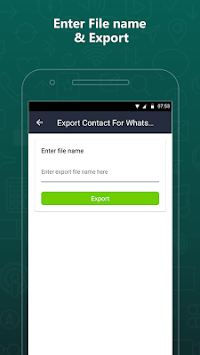 Export Contacts For WhatsApp for PC screenshot 2