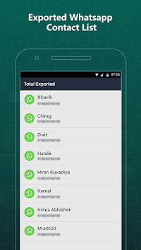Export Contacts For WhatsApp for PC screenshot 3