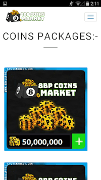 Eight Ball Pool Coins Market- Buy 8Ball Pool Coins for PC screenshot 3