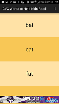 CVC Words to Help Kids Read for PC screenshot 1
