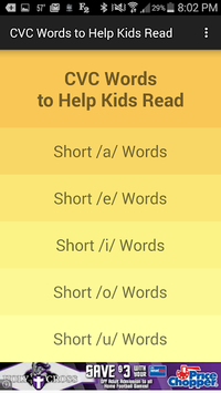 CVC Words to Help Kids Read for PC screenshot 3