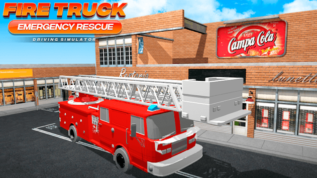 Fire Truck Emergency Rescue - Driving Simulator for PC screenshot 1