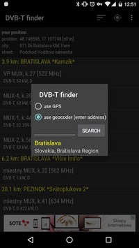 DVB-T finder for PC screenshot 2