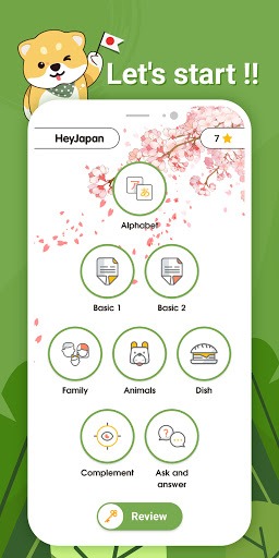 Learn basic Japanese Word and Grammar - HeyJapan for PC screenshot 2