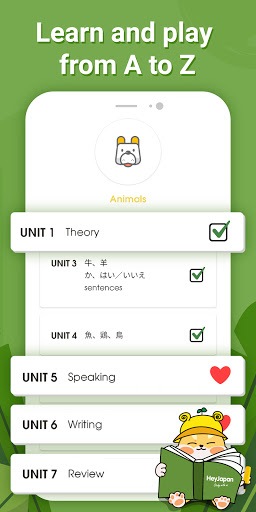Learn basic Japanese Word and Grammar - HeyJapan for PC screenshot 3
