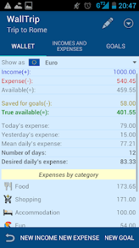 Trip Wallet Manager & Travel Expense Tracker for PC screenshot 1