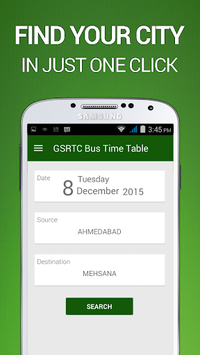 GSRTC Bus Time Table for PC screenshot 2