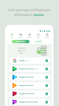 Best Applock - Locker & No Ads for PC screenshot 1