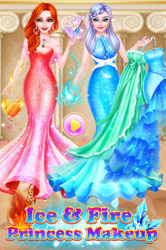 Ice VS Fire Princess Makeup for PC screenshot 1