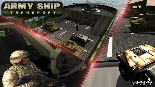 US Army Cruise Ship Tank Transport Helicopter Game for PC screenshot 1