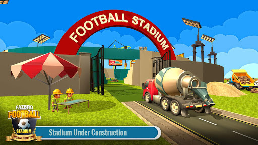 Football Stadium Builder Construction Crane Game for PC screenshot 3