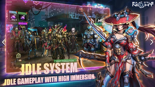 Battle Night: Cyberpunk-Idle RPG for PC screenshot 3