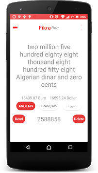 Dz Dinars  Numbers to letters for PC screenshot 3
