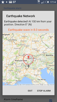 🚨 Earthquake Network - Realtime alerts for PC screenshot 1