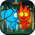 Red boy and Blue girl in Forest Temple Maze APK