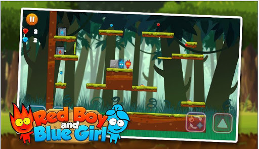 Red boy and Blue girl in Forest Temple Maze for PC screenshot 1