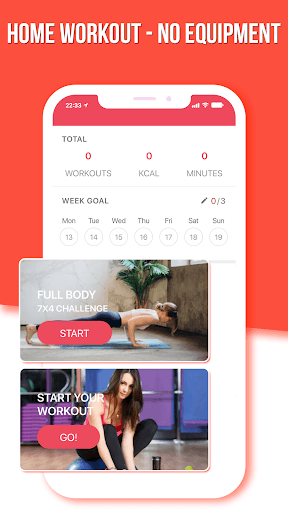 74Workout - 28 Days Full Body Home Workout for PC screenshot 1