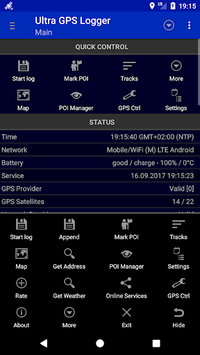 Ultra GPS Logger Lite for PC screenshot 2