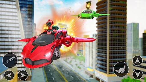 Flying Car Shooting Game: Modern Car Games 2021 for PC screenshot 1