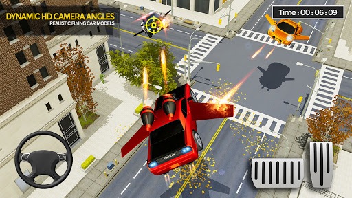 Flying Car Shooting Game: Modern Car Games 2021 for PC screenshot 2