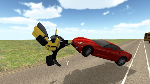 Advanced Muscle Robot Car Simulator 3D Free for PC screenshot 1