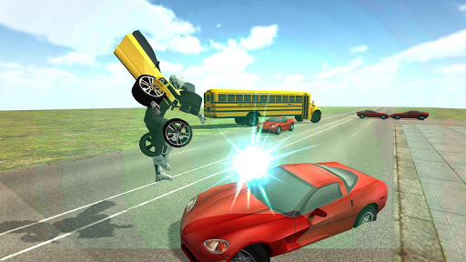 Advanced Muscle Robot Car Simulator 3D Free for PC screenshot 2