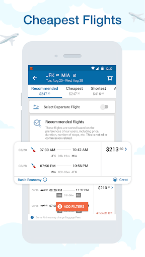 CheapOair: Cheap Flights, Cheap Hotels Booking App for PC screenshot 1