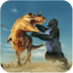 Gorilla Battle: Dinosaur World Survival APK