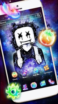 DJ Neon Galaxy Launcher Theme Live HD Wallpapers for PC screenshot 3
