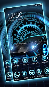 Fancy Black Car Launcher Theme Live HD Wallpapers for PC screenshot 3