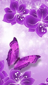 free purple glitter wallpaper for PC screenshot 1