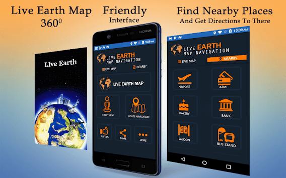 Earth OnLive - World Live View, GPS Map Navigation for PC screenshot 3