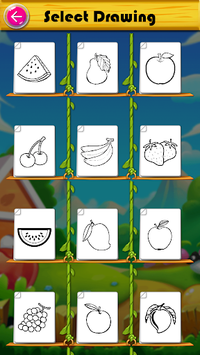 Fruits Coloring Book & Drawing Book for PC screenshot 2